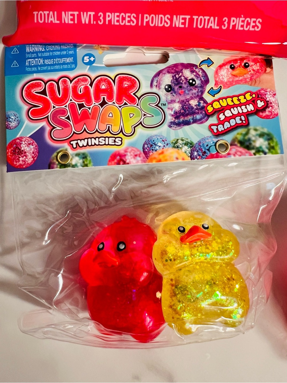 Sugar Swaps Twinsies Chicks, Gummy Squish Ball, Lana’s Life Teddy Bear, Waffle - Picture 4 of 5